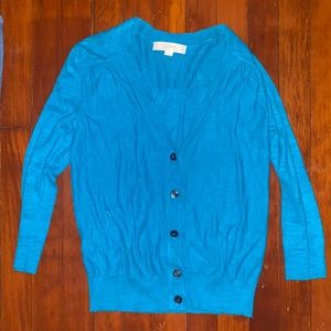 Teal cardigan sz XS